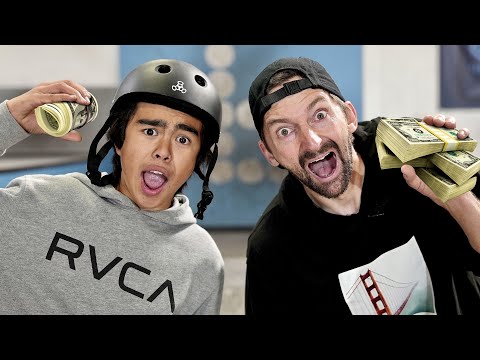 CASH GAME OF SKATE! AARON KYRO VS JD SANCHEZ