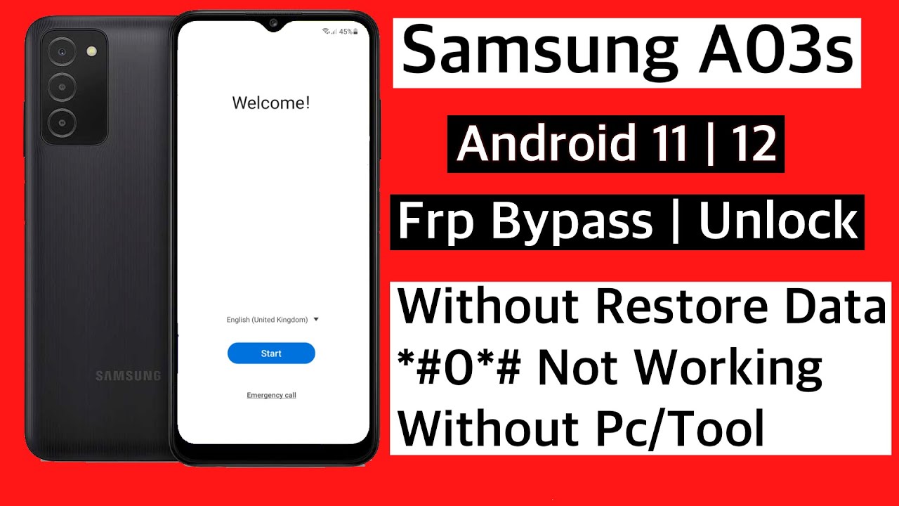 Samsung A03s Frp Bypass | Without Data Restore /*#0*# Samsung A03s Frp Bypass | Without Data Restore /*#0*#