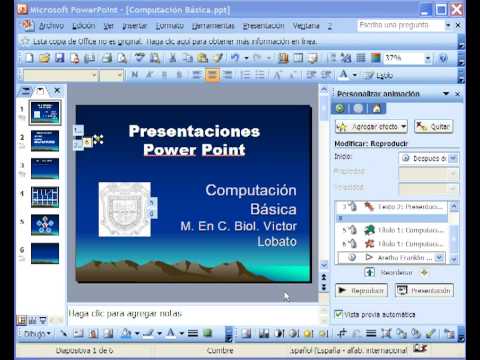 presentación power point