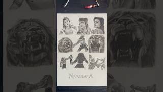 Mahavatar Narsimha Drawing