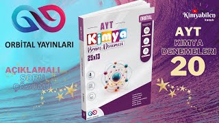 Orbi̇tal Yayinlari Ayt Ki̇mya Branş Denemesi̇ 20 Çözümleri̇ 2025 Güncel