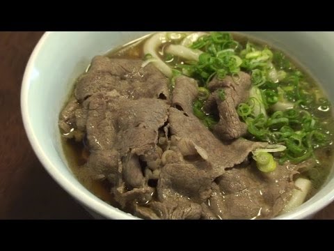 千とせ 肉吸い風 肉うどん 作り方 & レシピ 【クッキングパパのオレ流料理】