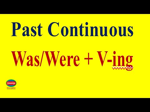 English Grammar, Past Continuous forms: Positive, Negative, Interrogative or Question