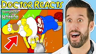 Er Doctor Reacts To The Simpsons Treehouse Of Horror Injuries