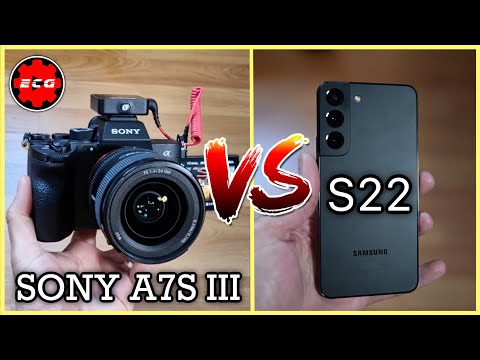 Samsung Galaxy S22 VS Sony A7S III (vídeo retrato)