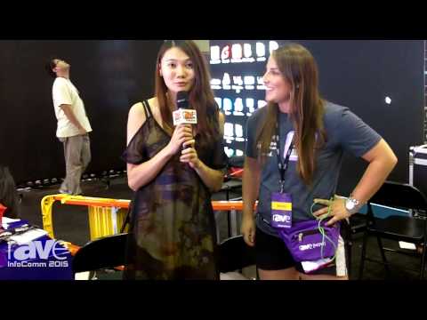 InfoComm 2015: Jess Speaks with a Representative from Lightking
