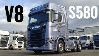 2017 New SCANIA S580 V8 Truck - Full Tour & Test Drive - Stavros969 4K