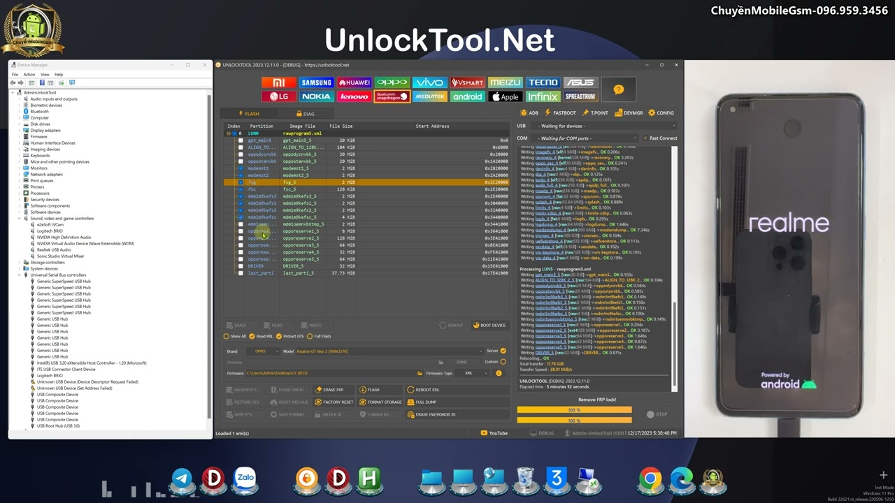 Realme GT Neo2 RMX3370 Bypass ID OPPO Done + Restore Realme GT Neo2 RMX3370 Bypass ID OPPO Done + Restore