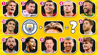 Guess the Football Player by HAIR and CLUB | Ronaldo, Messi, Neymar, Foden | Tin