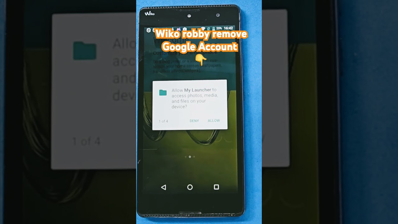 Wiko robby remove Google Account Wiko robby remove Google Account