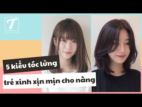 5 kiểu tóc lửng trẻ xinh xịn mịn cho nàng