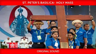 Pope Francis - Holy Mass - handing over of the WYD Cross 2020-11-22