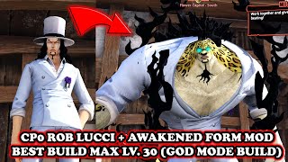One Piece Pirate Warriors 4 - Awakened Cp0 Lucci Egghead Mod Max Level 30 Best Build God Mode