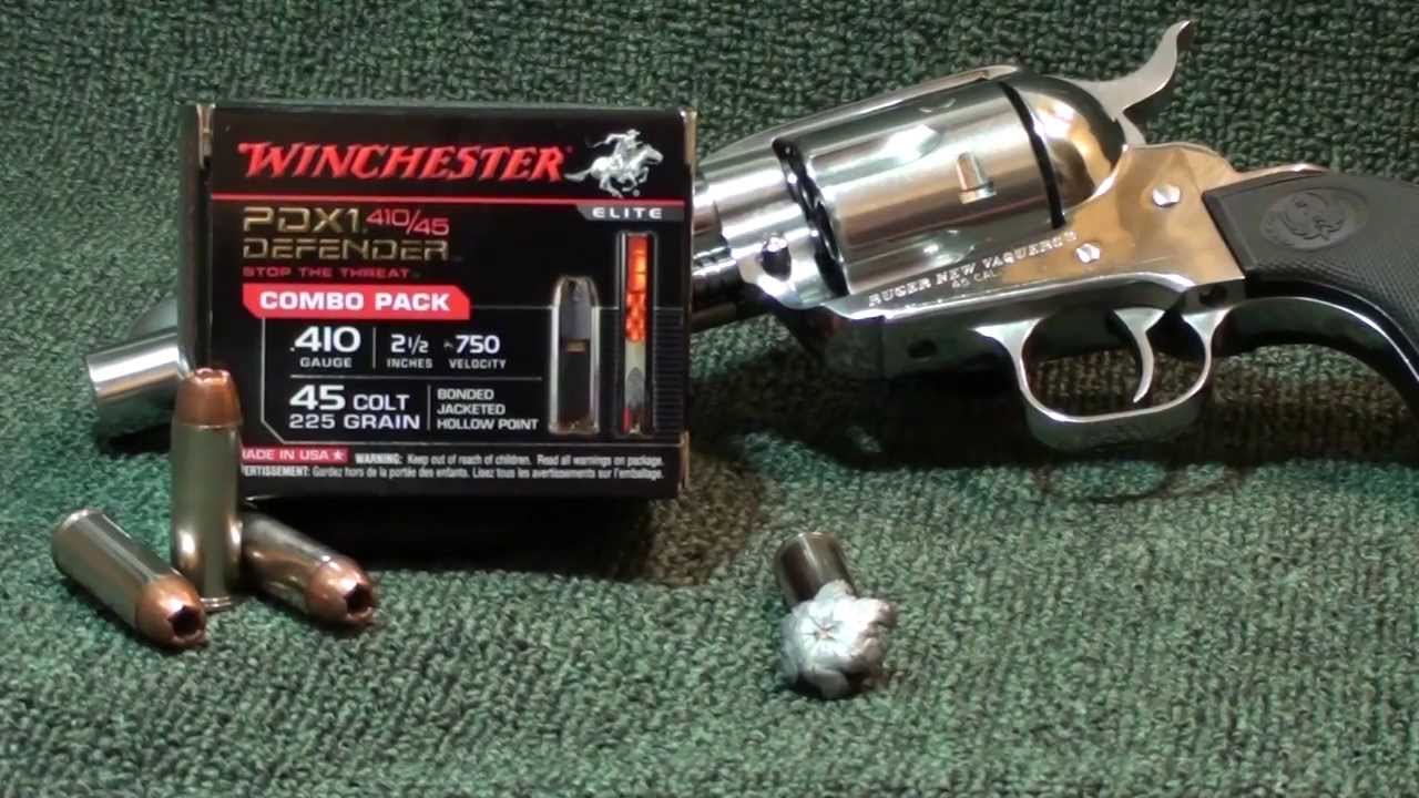 Winchester pdx1 .410 penetration