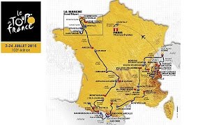 "Tour de France 2016" bisiklet turunun haritası açıklandı