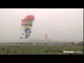 Robben Island to Cape Town using helium balloons