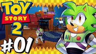 Toy Story 2 Buzz Lightyear To The Rescue 100% Part 1 Playstation 1