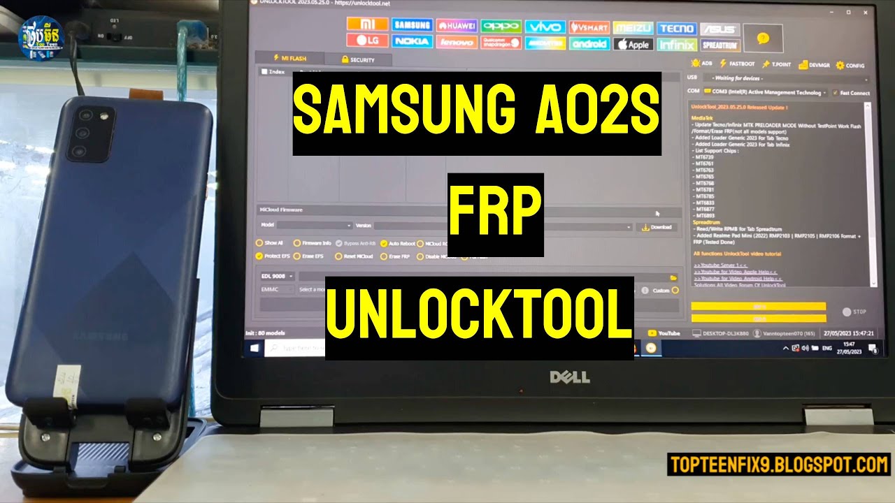 Samsung A02S FRP UnlockTool Samsung A02S FRP UnlockTool