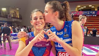 Novara - Monza Highlights Semifinal Match 1 Lega Volley Femminile 202122
