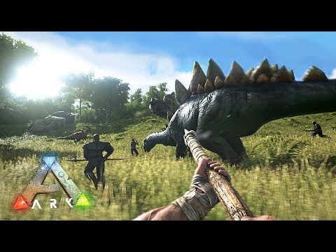 ARK: Survival Evolved - ПЕРВАЯ ОХОТА НА ДИНОЗАВРОВ!! (ARK Ragnarok) ARK: Survival Evolved - ПЕРВАЯ ОХОТА НА ДИНОЗАВРОВ!! (ARK Ragnarok)