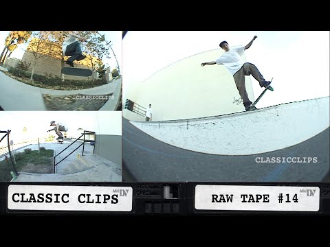 Raw Skateboarding Mini DV Tape #14 Classic Clips