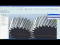 Helical gear modeling in Creo (ProE) using relations and Parameters