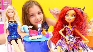 Monster High, Barbie, Rapunzel ve Niloya oyuncakları