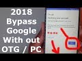 Samsung Bypass Google Account 2018 with out PC-OTG Samsung Bypass Google Account 2018 with out PC-OTG
