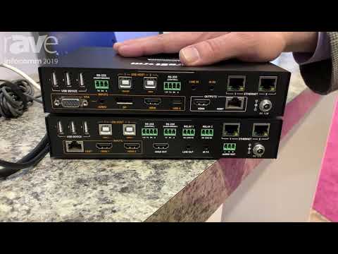InfoComm 2019: Wyrestorm Features the EX-SW-0401-H2-PRO HDBaseT Switching Extender with USB 2.0