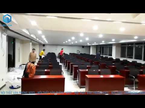 Ghế gỗ hội trường, phòng họp
