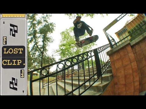 Manny Santiago Heelflip Lipslide Rail Lost & Found Skateboarding Clip #93