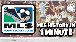 History Of Mls In 1 Minute