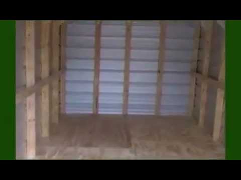 How To Build A Shed - Part 4 Installing Sheet Metal Roof