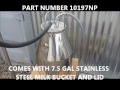 Video 3/4 HP Cow Milking Machine - Simple Milking Equipment