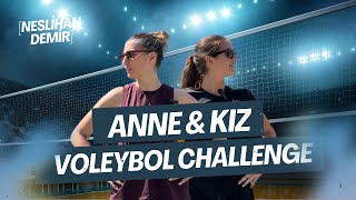 Lisansları Yaktık! | Anne-Kız Voleybol Challenge! (NESLİ VS PENO)