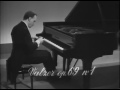 Arturo Benedetti Michelangeli   Chopin Valzer Op 69 N 1