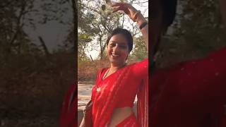 Desi Look Deepika Singh Red Saree Queen