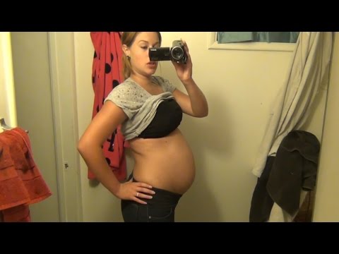 29 WEEKS PREGANT BABY BUMP- DOG SITTING