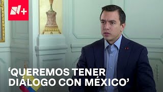 Daniel Noboa, Presidente De Ecuador Dice Estar Abierto A Restablecer Relaciones Con México