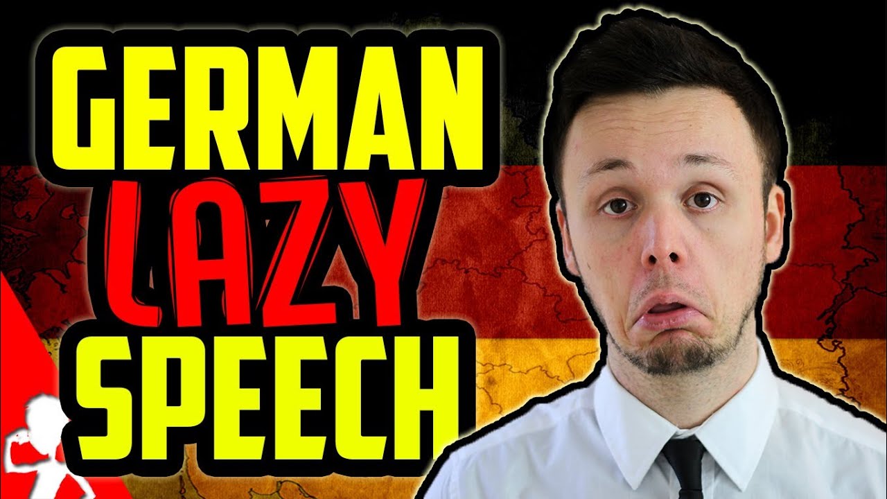 German Lazy Speech | Learn German for Beginners | Lesson 16 - YouTube