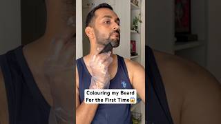 I Tried Beard Color For First Time Gray To Black Beard