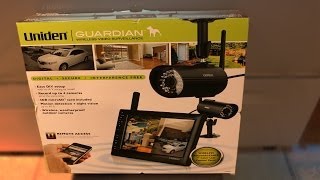 Uniden Guardian Wireless Video Surveillance Unboxing And First Test