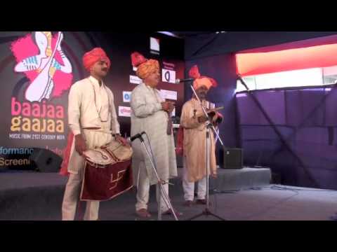 Dilip Garud - Gondhal Music of Maharashtra at Baajaa Gaajaa...