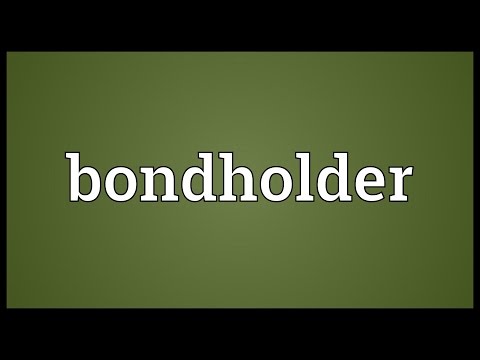 Header of bondholder