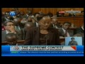 Supreme court trial with Kethi Kilonzo representing AFRICOG petition