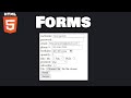 Learn HTML forms in 10+ minutes! 📝