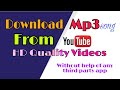 How to download mp3 songs from youtube || Mp3 songs download  करे Youtube से