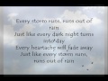 Every Storm (Runs out of Rain); Gary Allan [ON-SCREEN LYRICS]