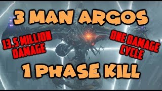 Destiny 2 - 3 Man Argos, 1 Phase Kill Raid Lair Final Boss