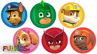 Magic Rainbow Playdoh Paw Patrol with PJ Masks